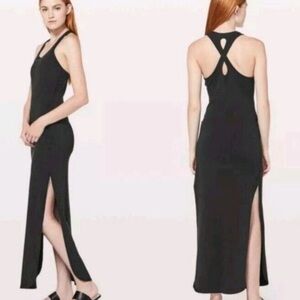 Pristine condition, Lululemon refresh and revive crisscross back maxi dress sz 4